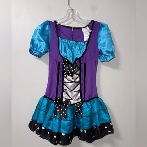 Rubie’s Blue Purple Butterfly Halloween Costume Dress Up Girls L?